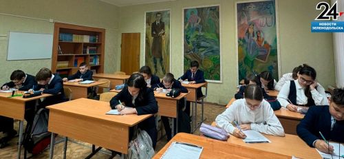 В гимназии №3 Зеленодольска прошел Всемирный образовательный «Татарский диктант»