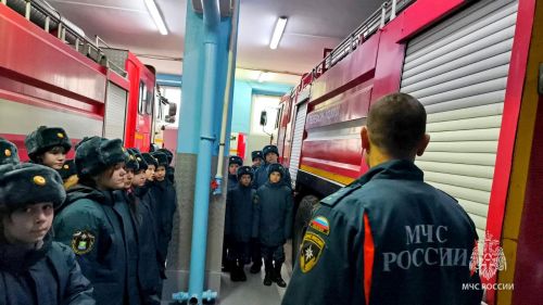 Кадеты МЧС России посетили Музей пожарной охраны Зеленодольска