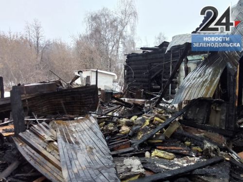 В Зеленодольске на пожаре пострадал мужчина