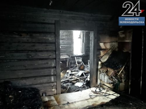 В Зеленодольске на пожаре пострадал мужчина