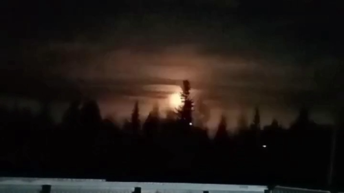 Падение астероида в Якутии засняли на видео