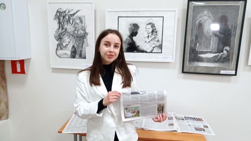 ЭтноДети: палитра дружбы. Юные художники Школы искусств украсили своими рисунками газетные страницы