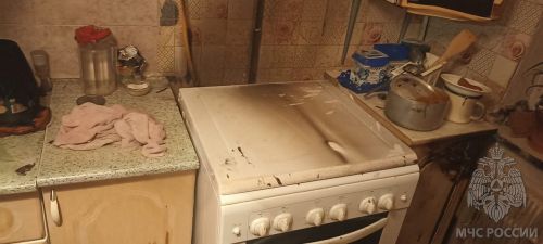 В Зеленодольске мужчина, пытаясь потушить пожар на кухне, серьезно пострадал