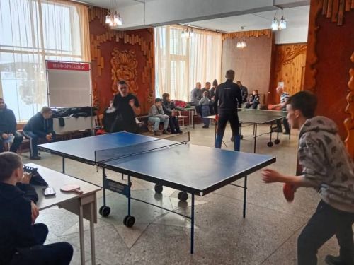 В селе Бело-Безводное определили лучших по настольному теннису