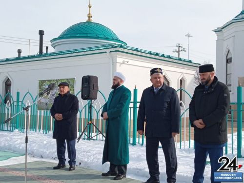 В селе Новая Тура Зеленодольского района с участием Рустама Минниханова открыли новую мечеть