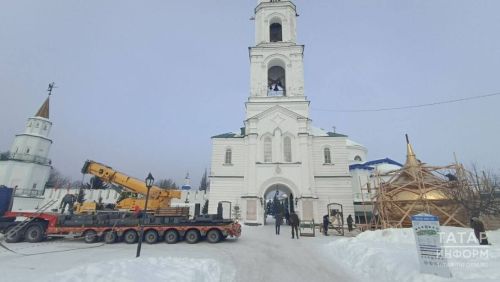 На колокольню Раифского монастыря вернут купол после реконструкции