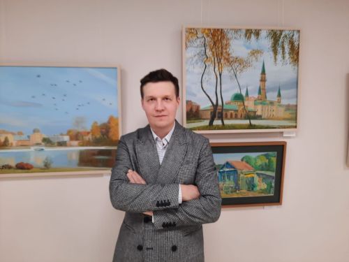 «Грани» - так называется открывшаяся выставка зеленодольского художника Сергея Царева