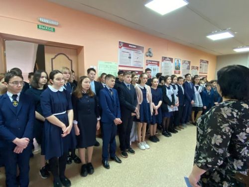 Вахта памяти в школе №17 Зеленодольска