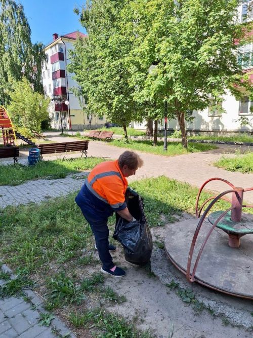 В Зеленодольске ежедневно ведутся работы по очистке города
