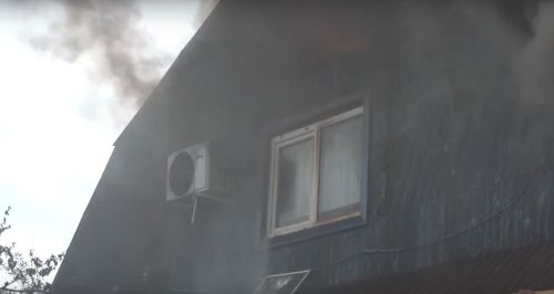 В Зеленодольске произошел серьезный пожар