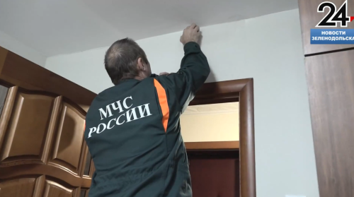 В Зеленодольском районе устанавливают пожарные извещатели