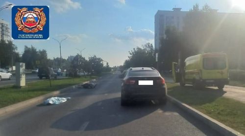 Мотоциклист скончался на месте в аварии, произошедшей в Набережных Челнах