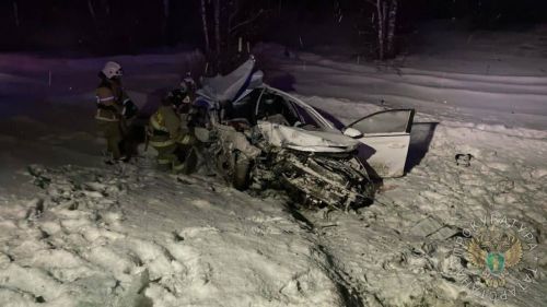 В ДТП с грузовиком на трассе Татарстана погибли два человека