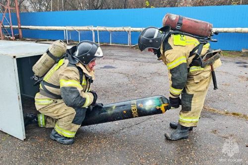 Соревнования по пожарному многоборью провели в Зеленодольском пожарно-спасательном гарнизоне