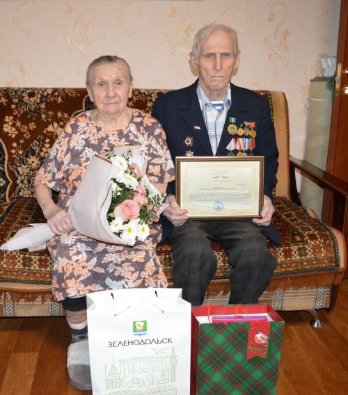 Супруги Левагины в Год семьи отметили юбилей семейной жизни – 70 лет вместе