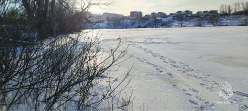 В Осиново спасли  провалившегося под лед 81-летнего рыбака