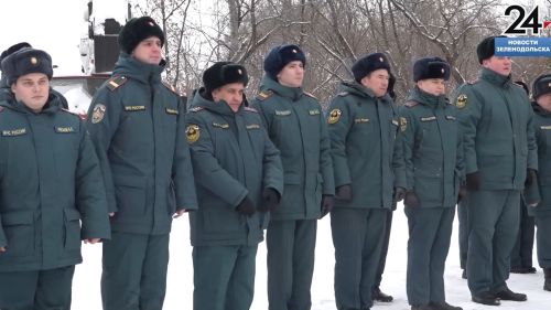 В преддверии профессионального праздника присягу приняли сотрудники МЧС РФ Зеленодольского района
