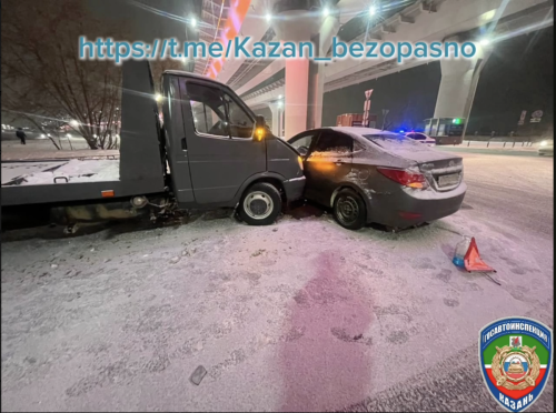 В ДТП за прошедшие сутки в Казани пострадали четыре человека