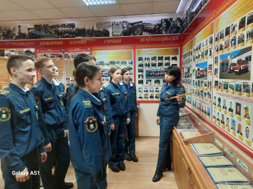 В Музее пожарной охраны Зеленодольска проводят экскурсии для школьников и кадетов