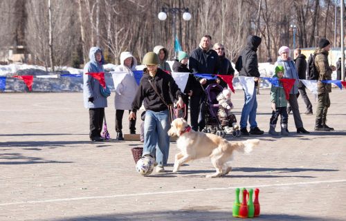 В Зеленодольске прошла спортивно-патриотическая эстафета «Фронтовые собаки»