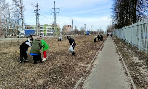 В Зеленодольске прошли первые весенние субботники