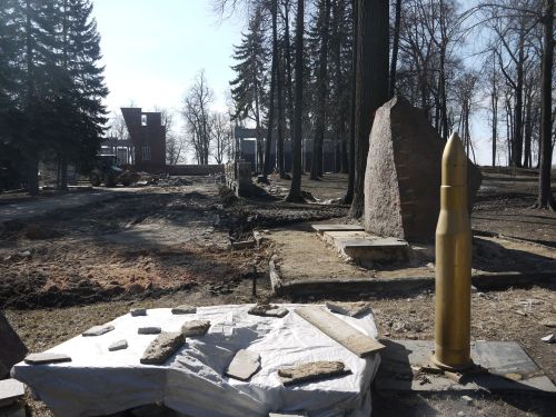 В Зеленодольске проводится реконструкция Парка Победы