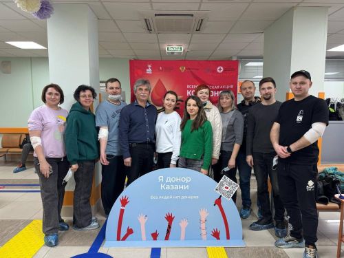 Зеленодольские волонтеры в шестой раз съездили на сдачу крови в Казань