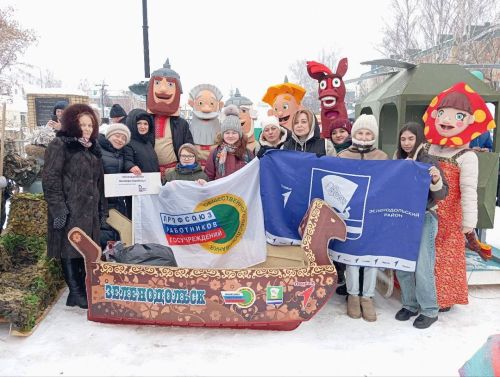 Зеленодольский район занял 2 место во всероссийском фестивале креативных самодельных санок «Sunny Fest»