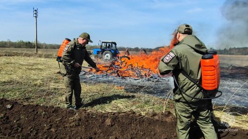В Волжско-Камском заповеднике провели пожарно-тактические учения