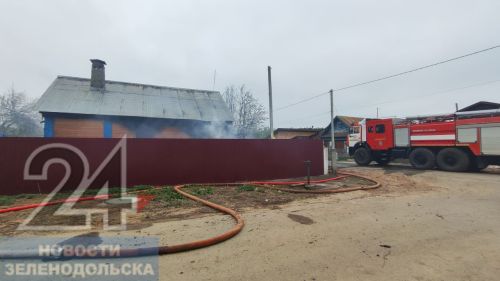 В Зеленодольске пожилая мать с сыном погибли на пожаре в частном доме