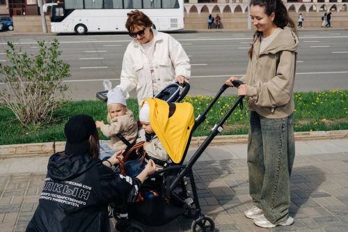 Жители Татарстана дали старт международной акции «Георгиевская ленточка»