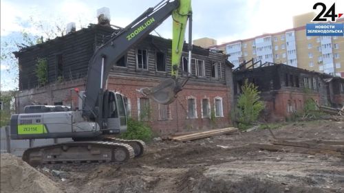 В историческом центре Зеленодольска Полукамушки начался первый этап работ