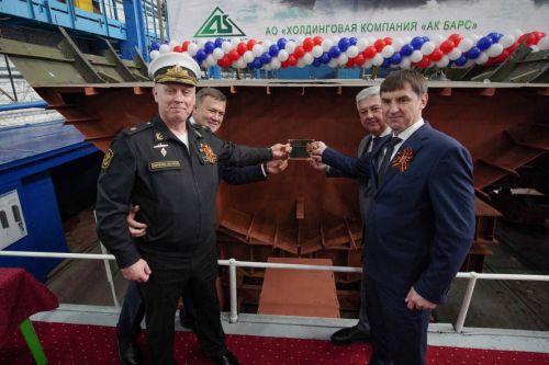 На заводе им. Горького состоялась закладка двух катеров проекта «Грачонок»