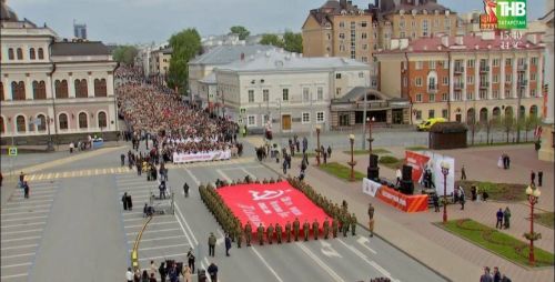 Около 150 тысяч казанцев приняли участие в акции «Бессмертный полк»