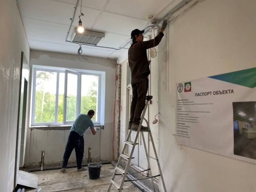 В кардиологическом отделении стационара Васильевской больницы продолжается капитальный ремонт