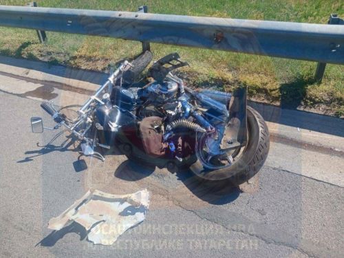 На трассе Татарстана погиб мотоциклист в результате ДТП с легковым авто