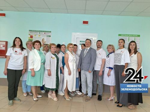 В Зеленодольском доме-интернате проходит церемония передачи медицинского и реабилитационного оборудования на общую сумму 1,4 млн рублей