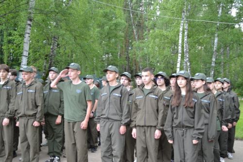 Ученики Васильевской кадетской школы стали участниками смены «Время юных героев» Центра военно-спортивной подготовки «ВОИН»