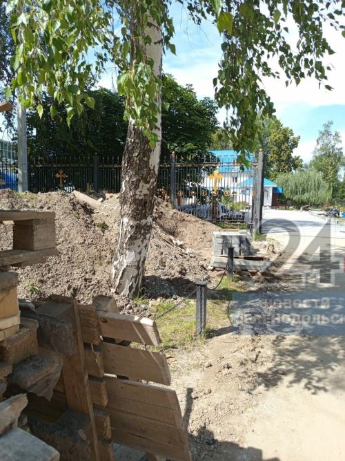 В Зеленодольском Храме Николая Чудотворца проходит ремонт входной группы