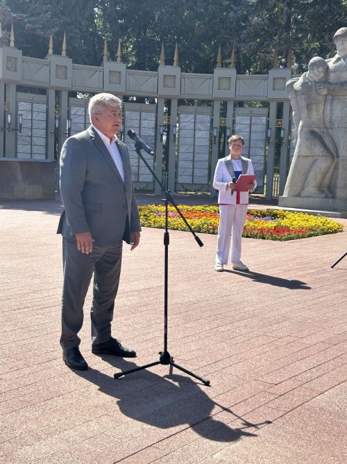 В Парке Победы сегодня чествовали Зеленодольскую команду «Витязи»