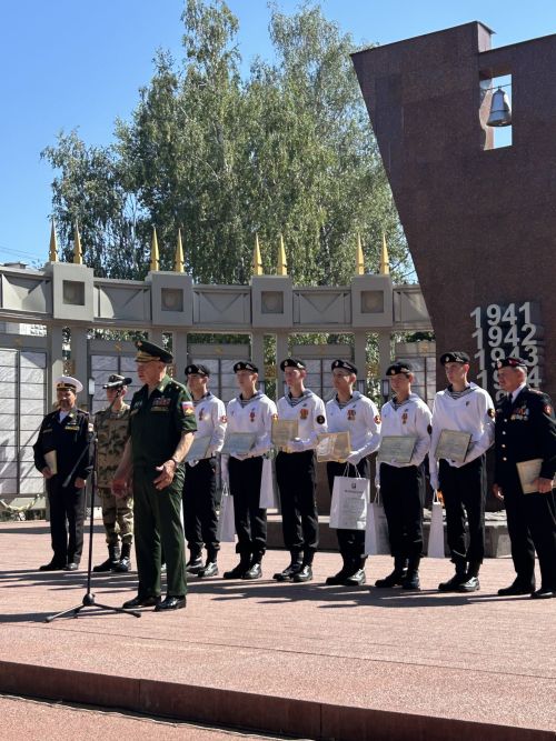 В Парке Победы сегодня чествовали Зеленодольскую команду «Витязи»