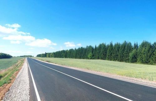 В Камско-Устьинском районе отремонтирован участок трассы Казань – Ульяновск