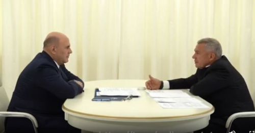 Михаил Мишустин высоко оценил роль Рустама Минниханова в развитии Татарстана