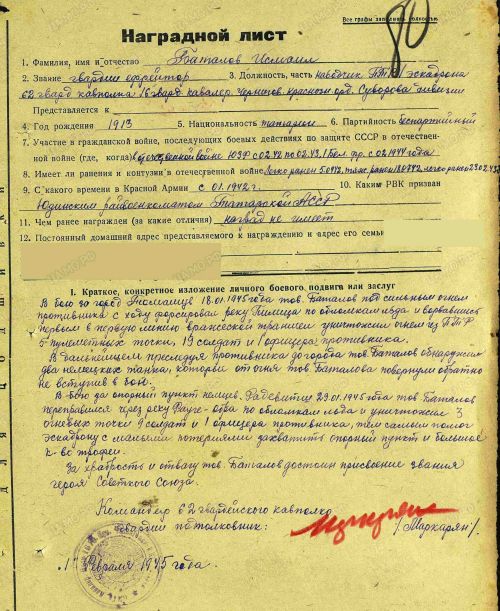 Зеленодольцы, представленные к званию Героя Советского Союза