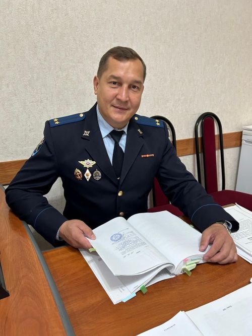 Подполковнику юстиции Ильшату Хаялиеву присвоено звание «Почётный гражданин Зеленодольска»