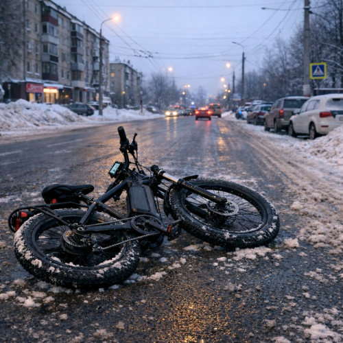 В Казани курьер погиб под колесами автомобиля на пешеходном переходе