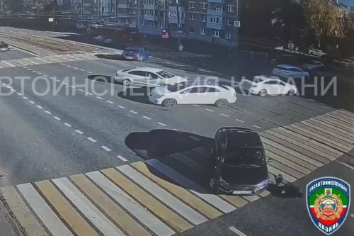 Разворот на Сибирском тракте в Казани закончился наездом на пешехода
