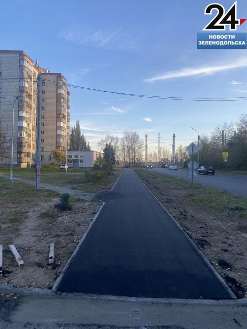 На улице Паратской в Зеленодольске прокладывают новый пешеходный переход