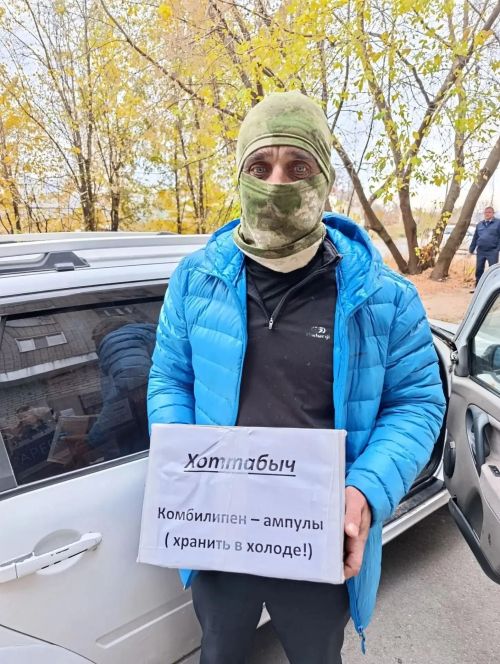 Из Зеленодольска отправили груз бойцу с позывным Хоттабыч