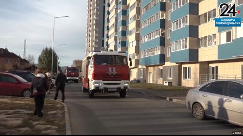 Зеленодольские пожарные выехали на пожар прямо с учений на заводе